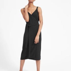 Everlane Japanese GoWeave Tank Wrap Dress